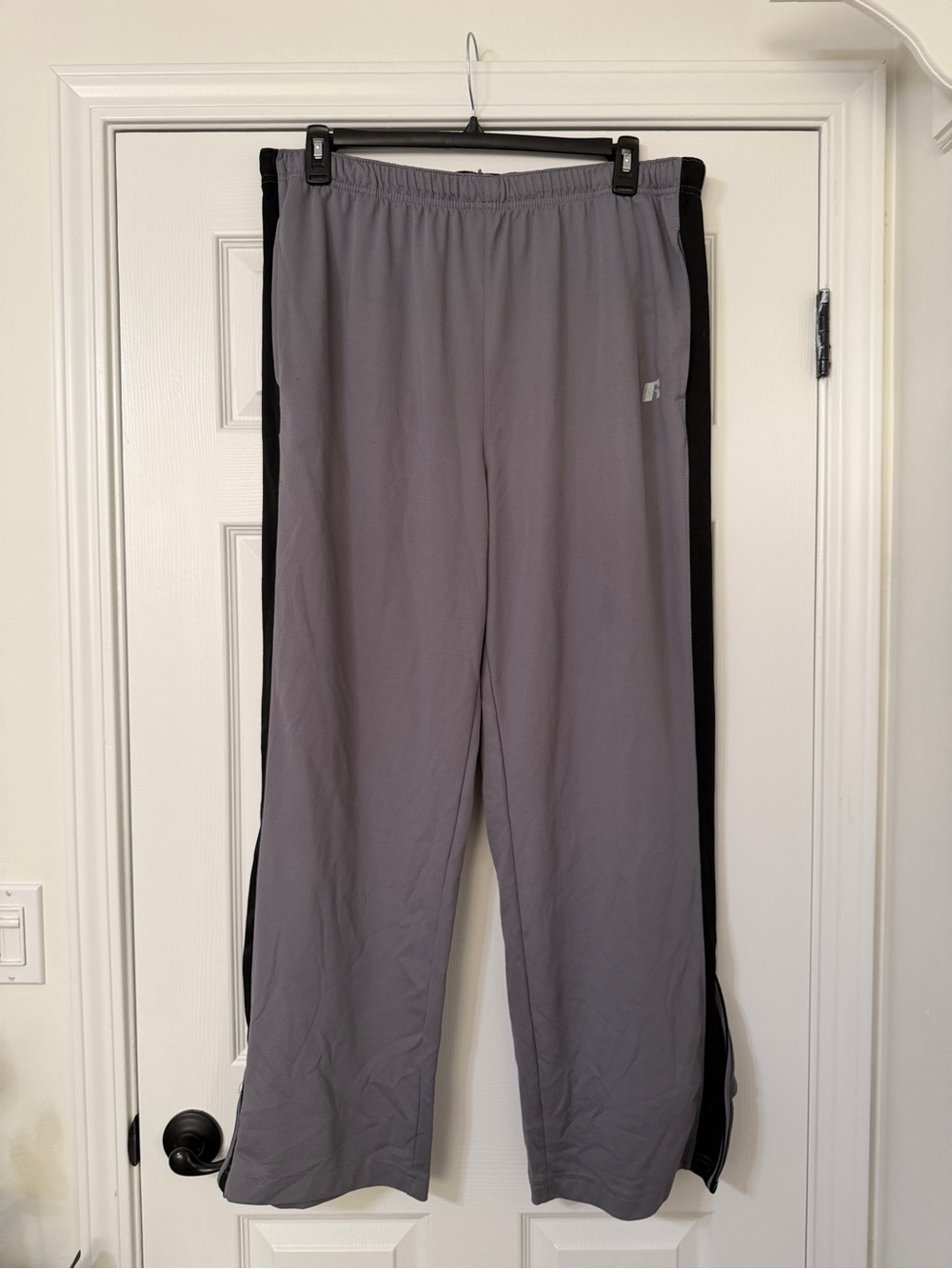 Russell Athletic Gray and Black Performance Pants - Picture 1 of 3